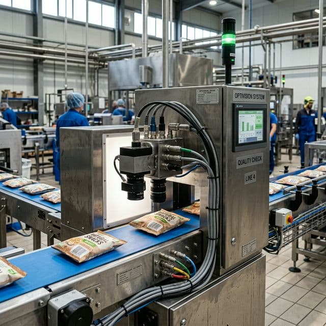 Vision inspection system checking packaged products